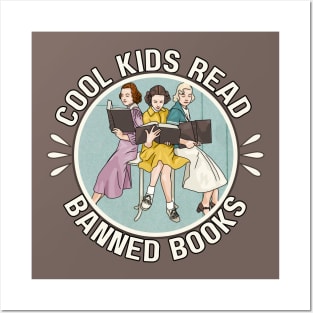 Cool Kids Read Banned Books Posters and Art